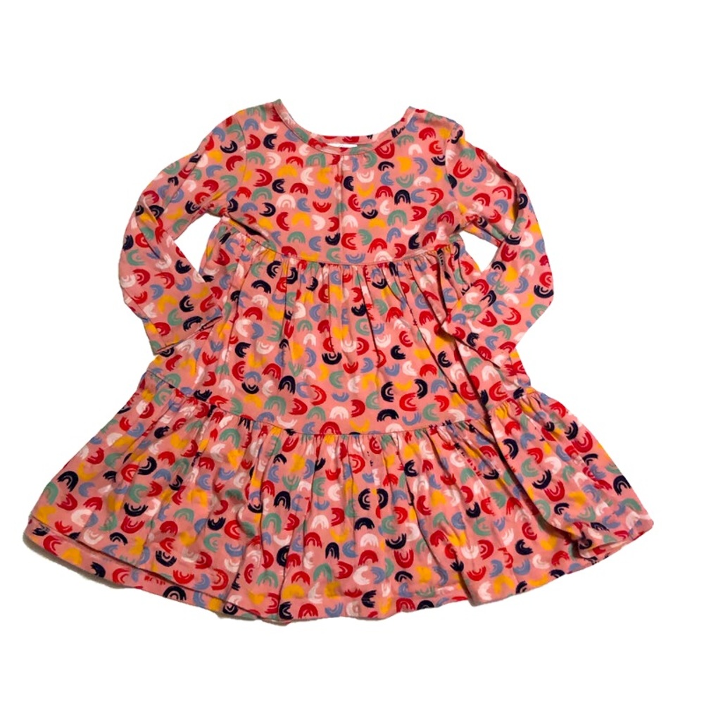Hanna Anderson rainbow 🌈 dress EUC size 100 (3T)